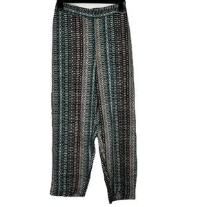 Jessica Simpson brown Green White Black Wide Leg Pants Size XL